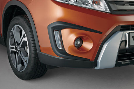 Sierlijsten zwart voorbumper Suzuki Vitara 2015 - 2018