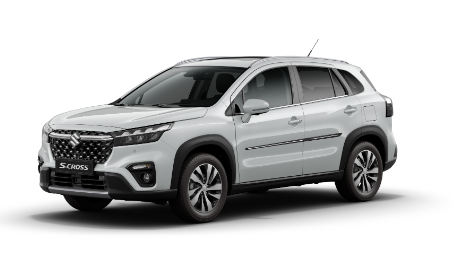 Stootlijstset, 4-delig zwart RVS inlay S-cross 2022>